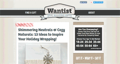 Desktop Screenshot of blog.wantist.com